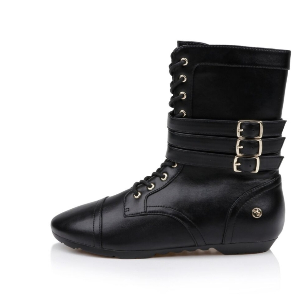 Rebels Black Festival Moto Boots
